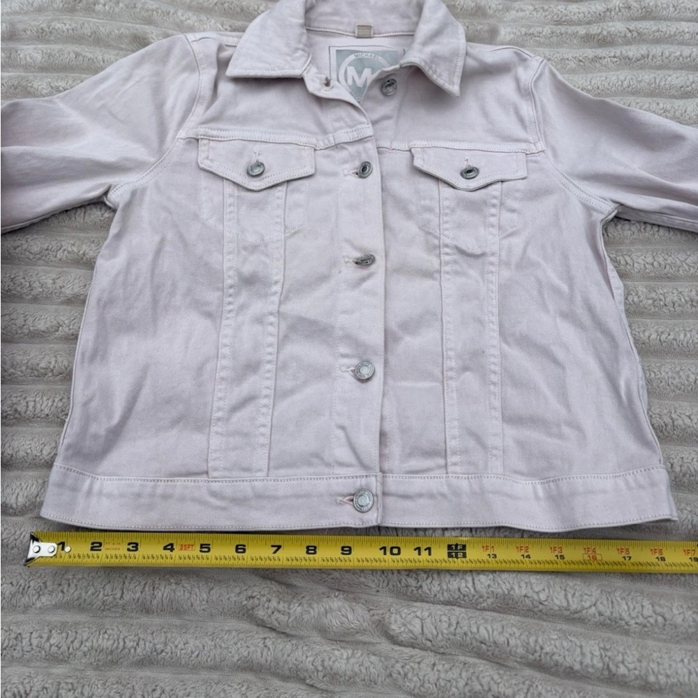 Michael Kors Soft Pink Jean Jacket - Picture 4 of 7
